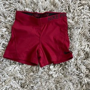 Nike pro womens small shorts